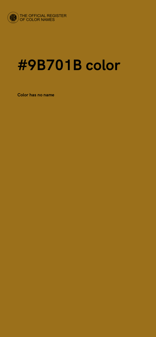 #9B701B color image