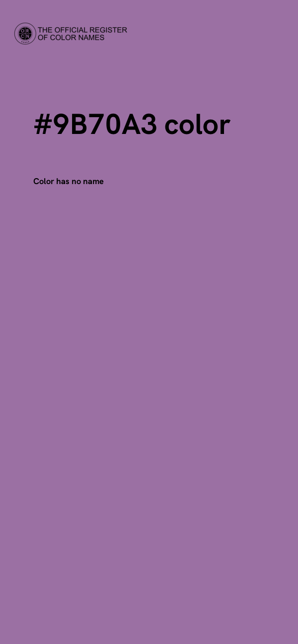 #9B70A3 color image
