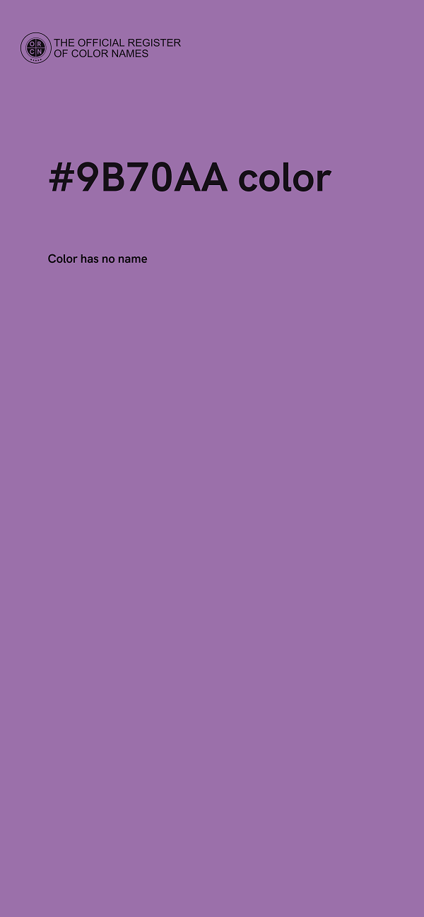 #9B70AA color image