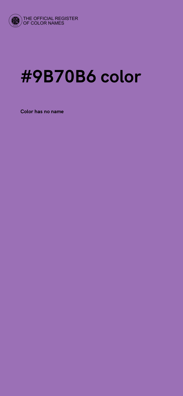 #9B70B6 color image