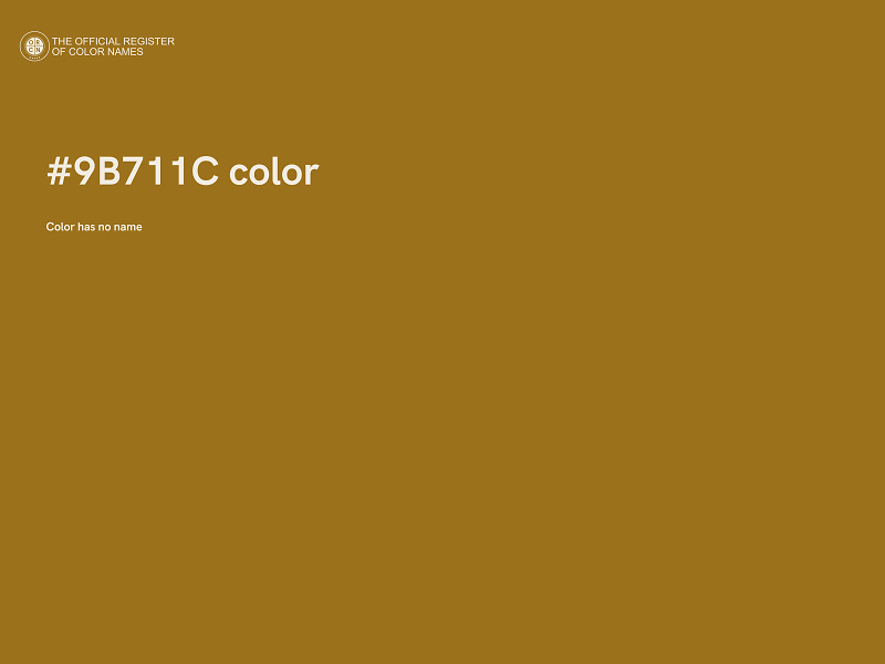 #9B711C color image