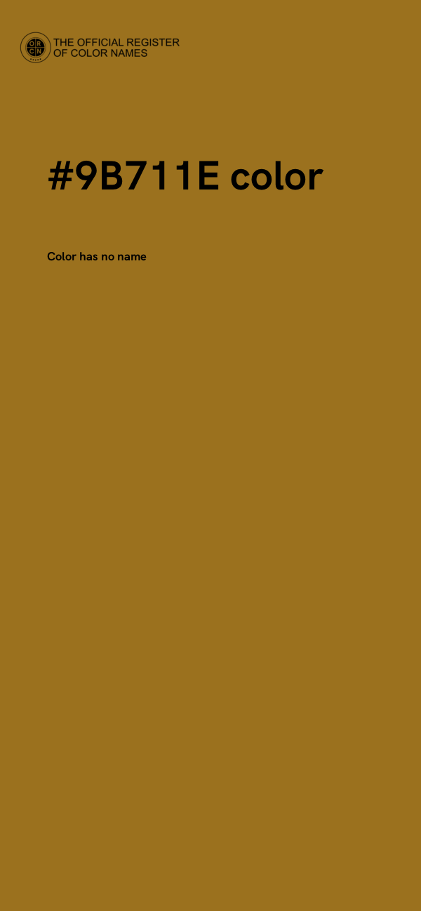 #9B711E color image