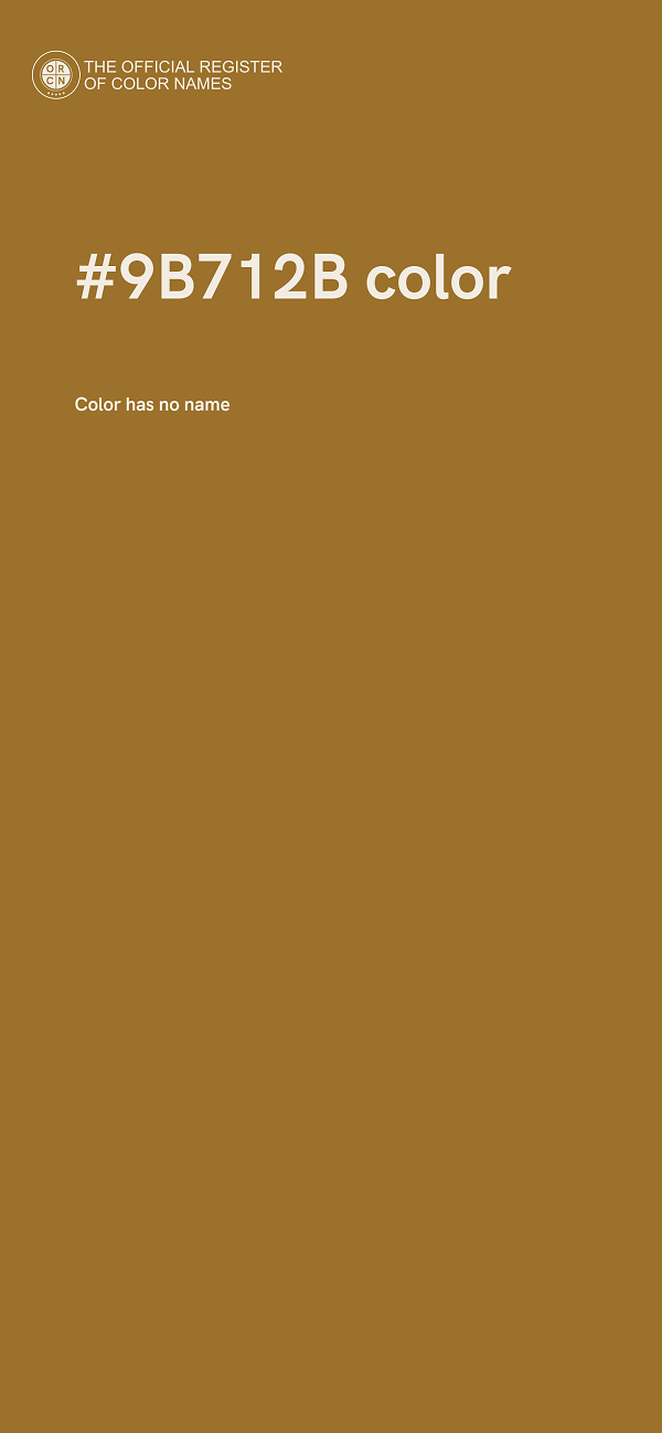 #9B712B color image