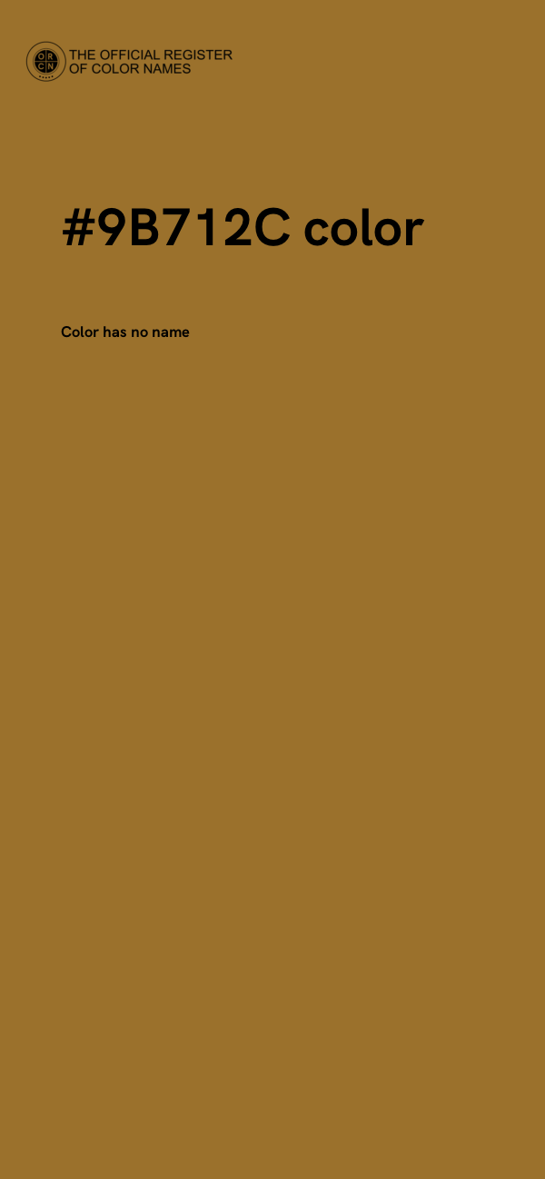 #9B712C color image