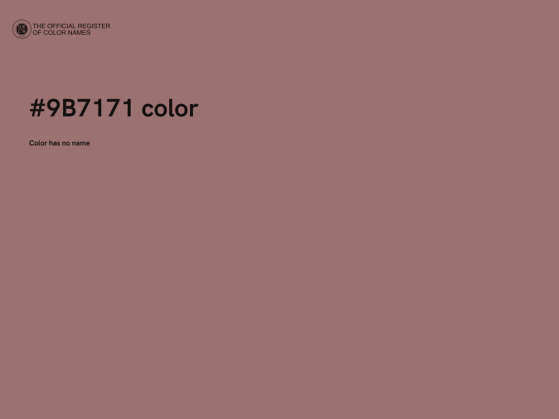 #9B7171 color image