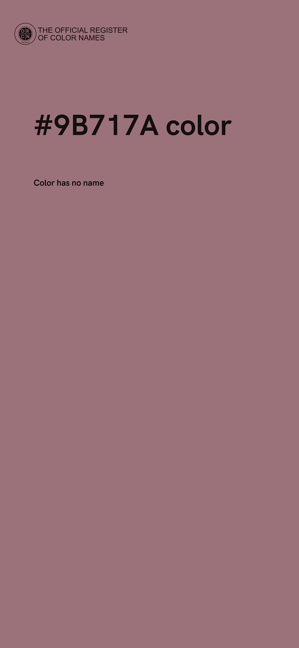#9B717A color image