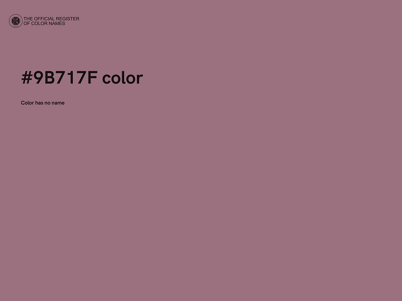 #9B717F color image