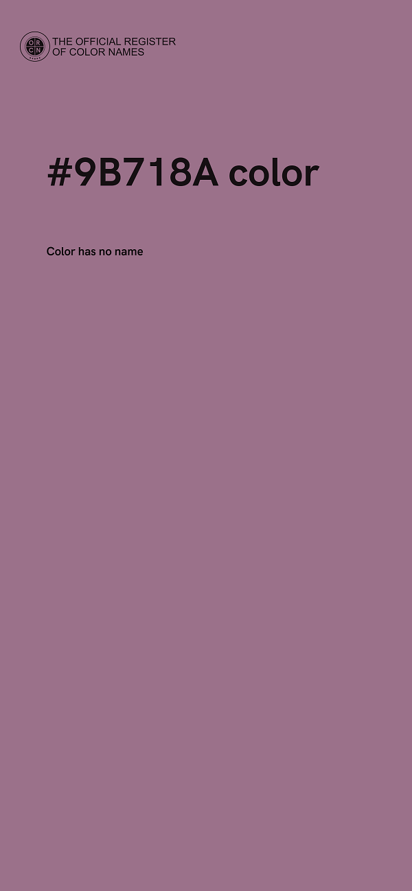 #9B718A color image
