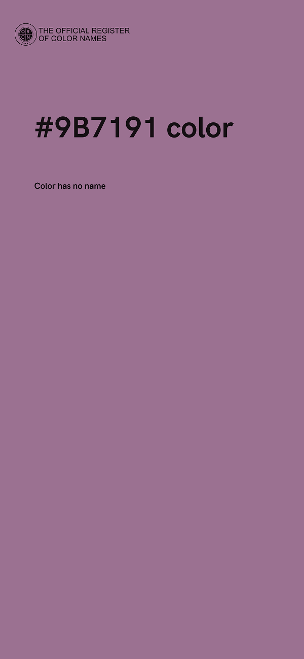 #9B7191 color image
