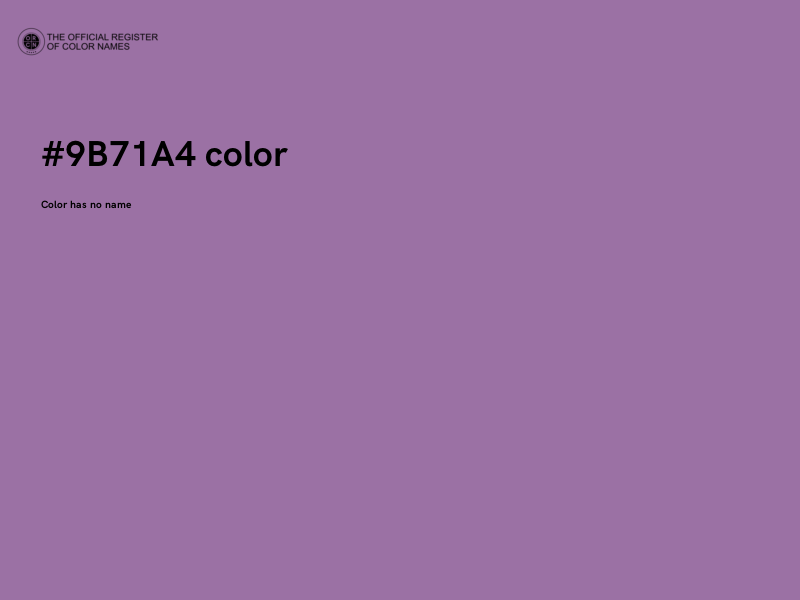 #9B71A4 color image