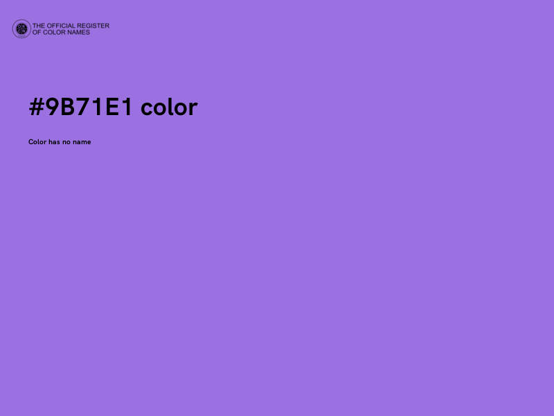 #9B71E1 color image