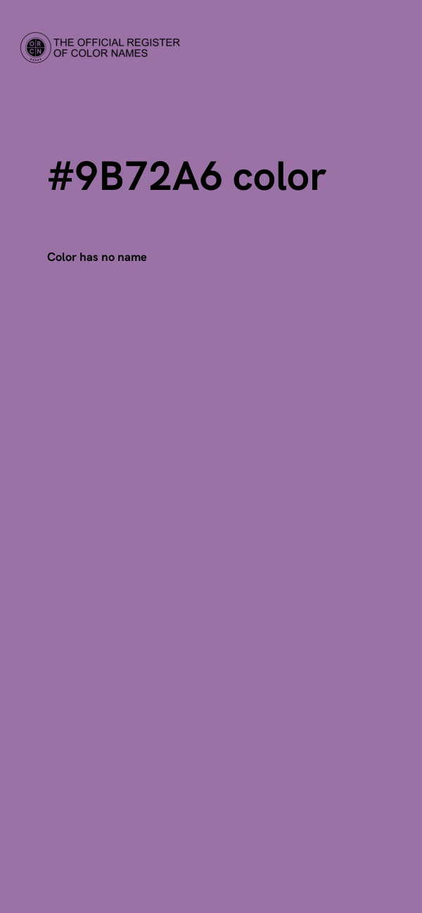 #9B72A6 color image