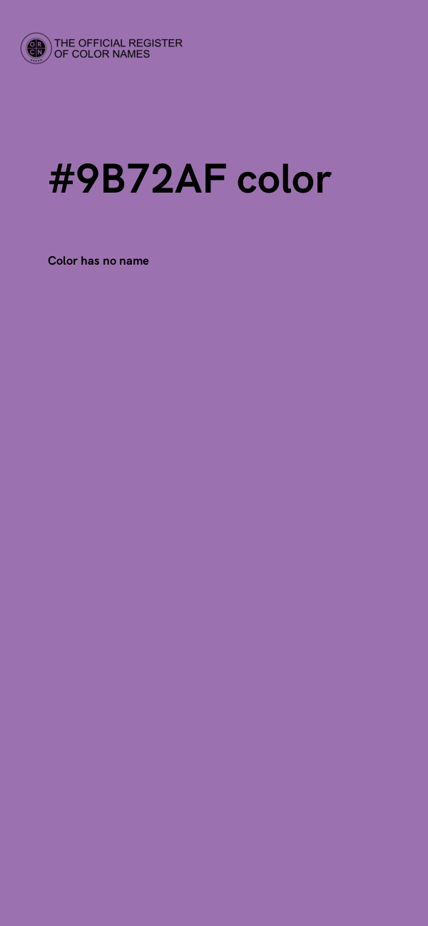 #9B72AF color image