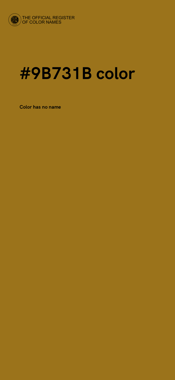 #9B731B color image