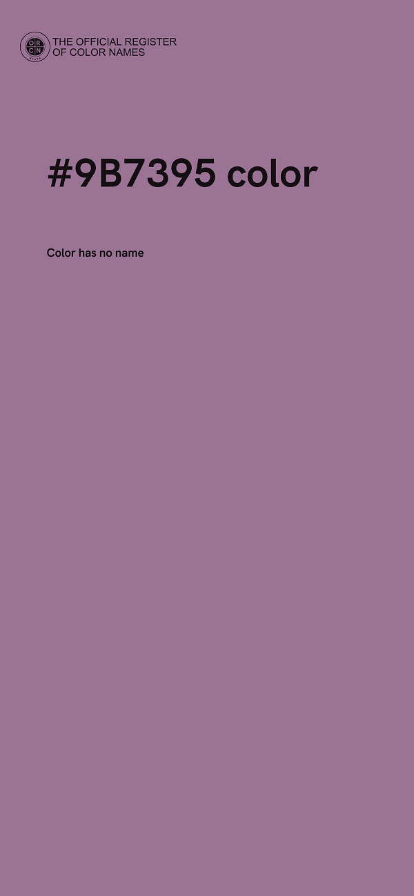 #9B7395 color image