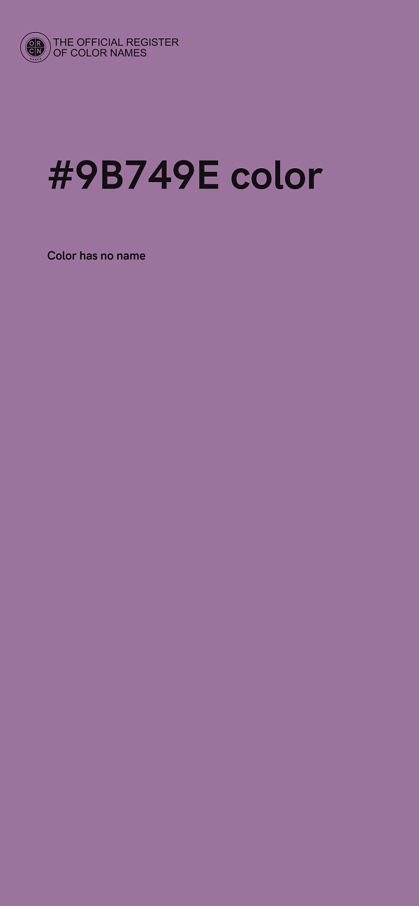 #9B749E color image