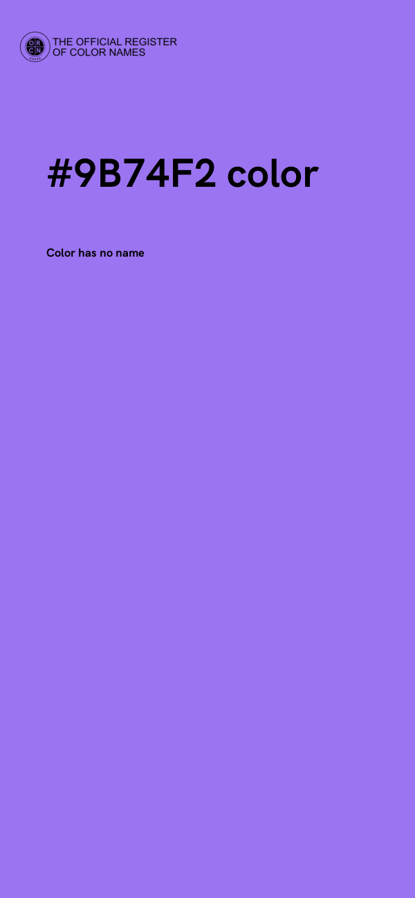 #9B74F2 color image