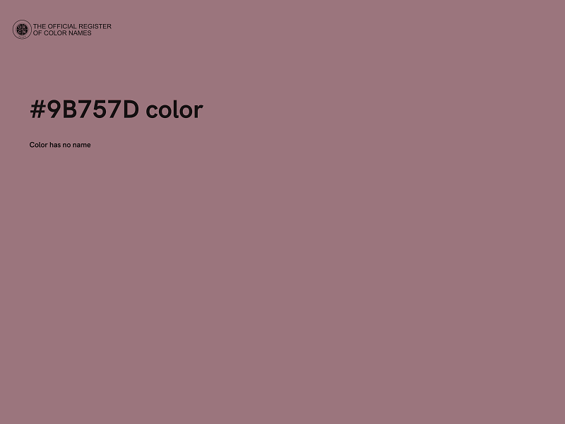 #9B757D color image