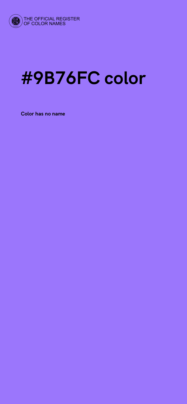 #9B76FC color image