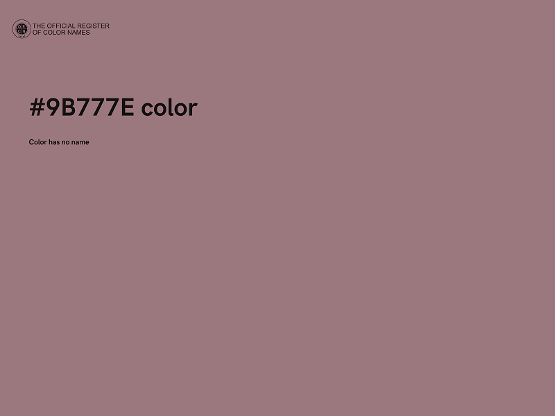 #9B777E color image