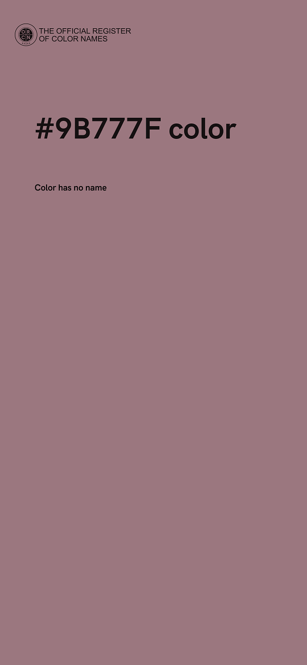 #9B777F color image