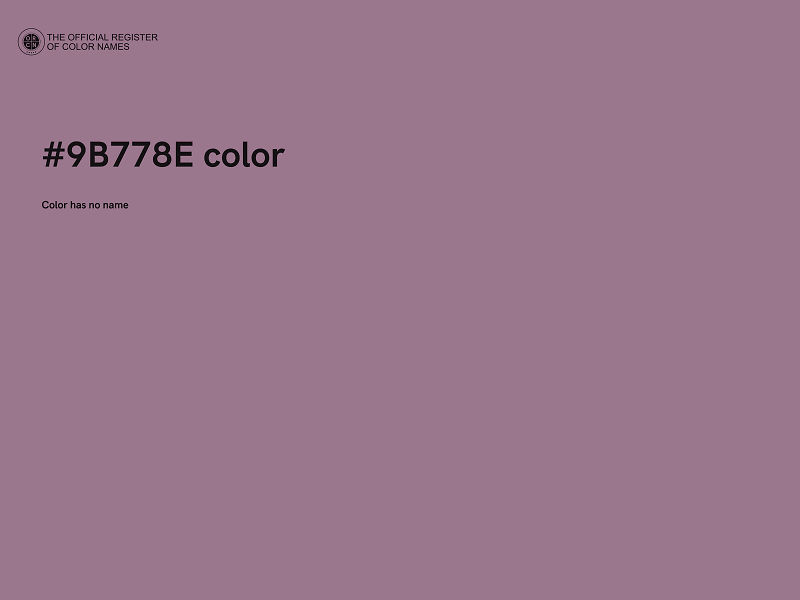 #9B778E color image