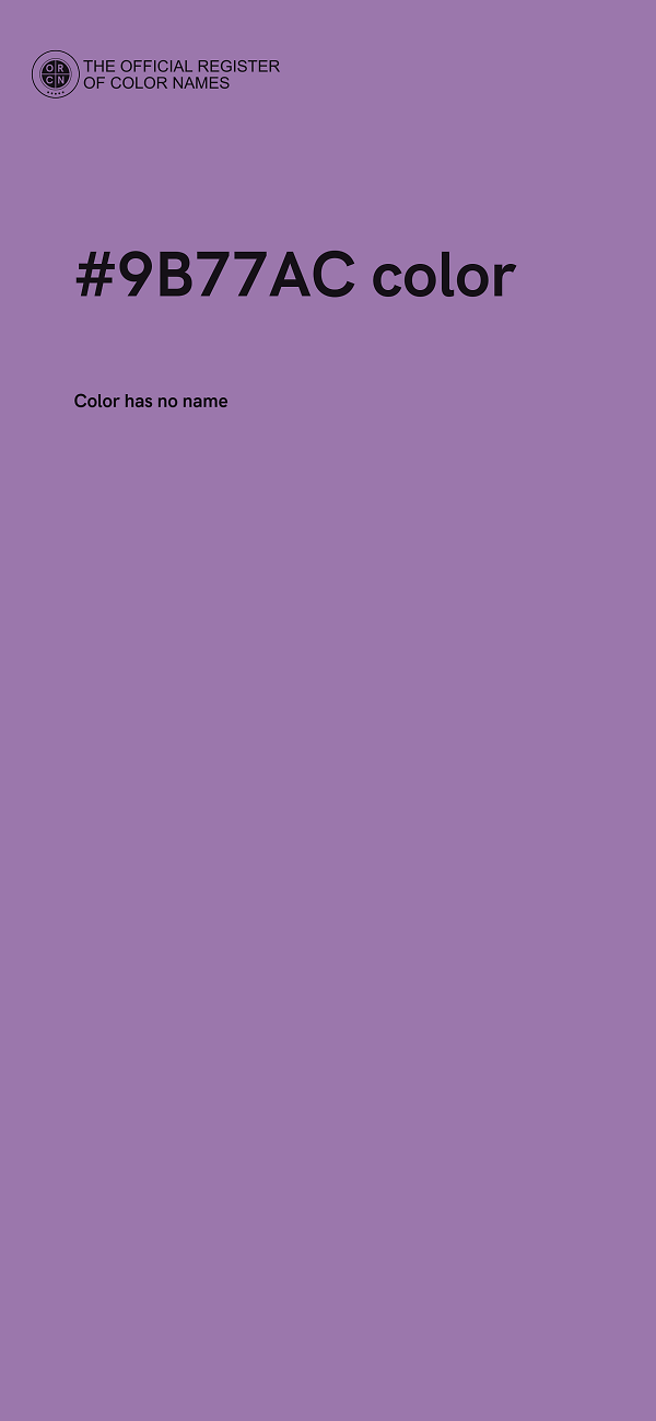#9B77AC color image
