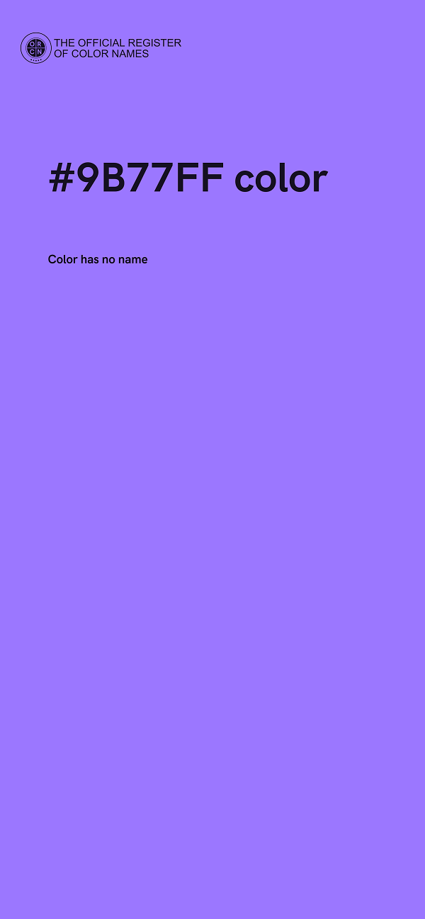 #9B77FF color image