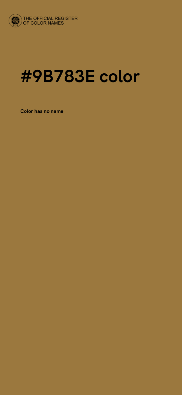 #9B783E color image