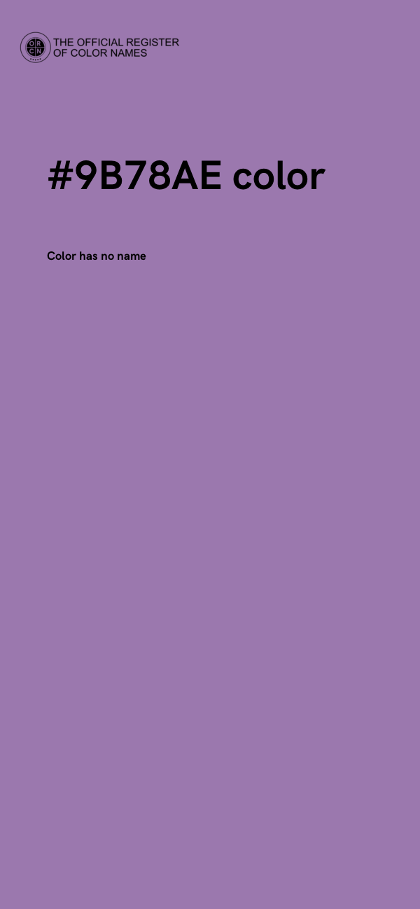 #9B78AE color image