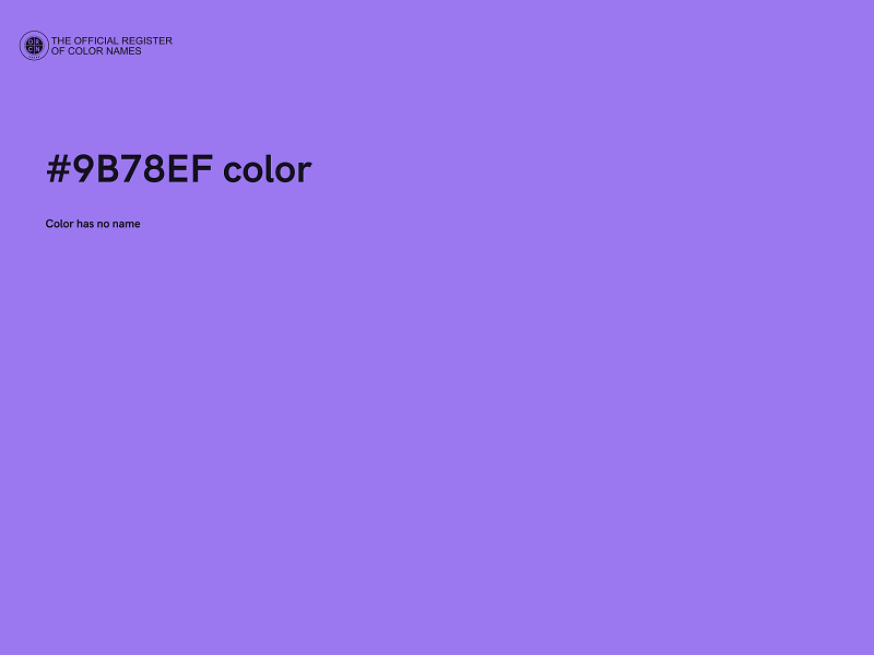 #9B78EF color image