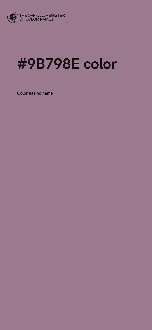 #9B798E color image