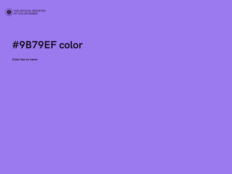 #9B79EF color image