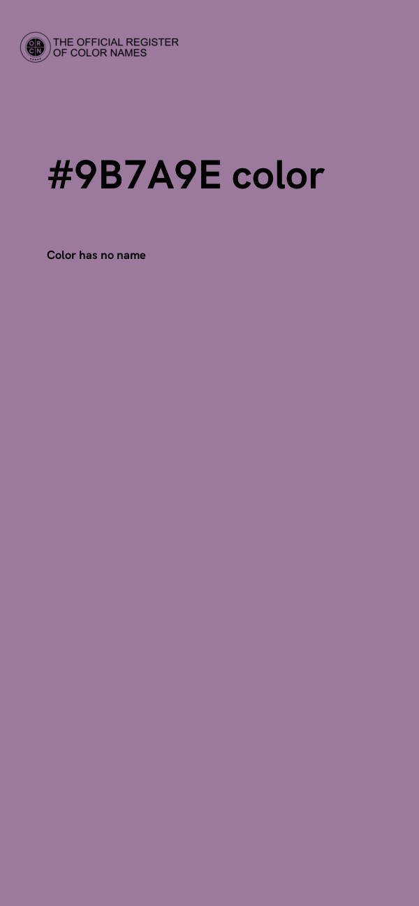 #9B7A9E color image