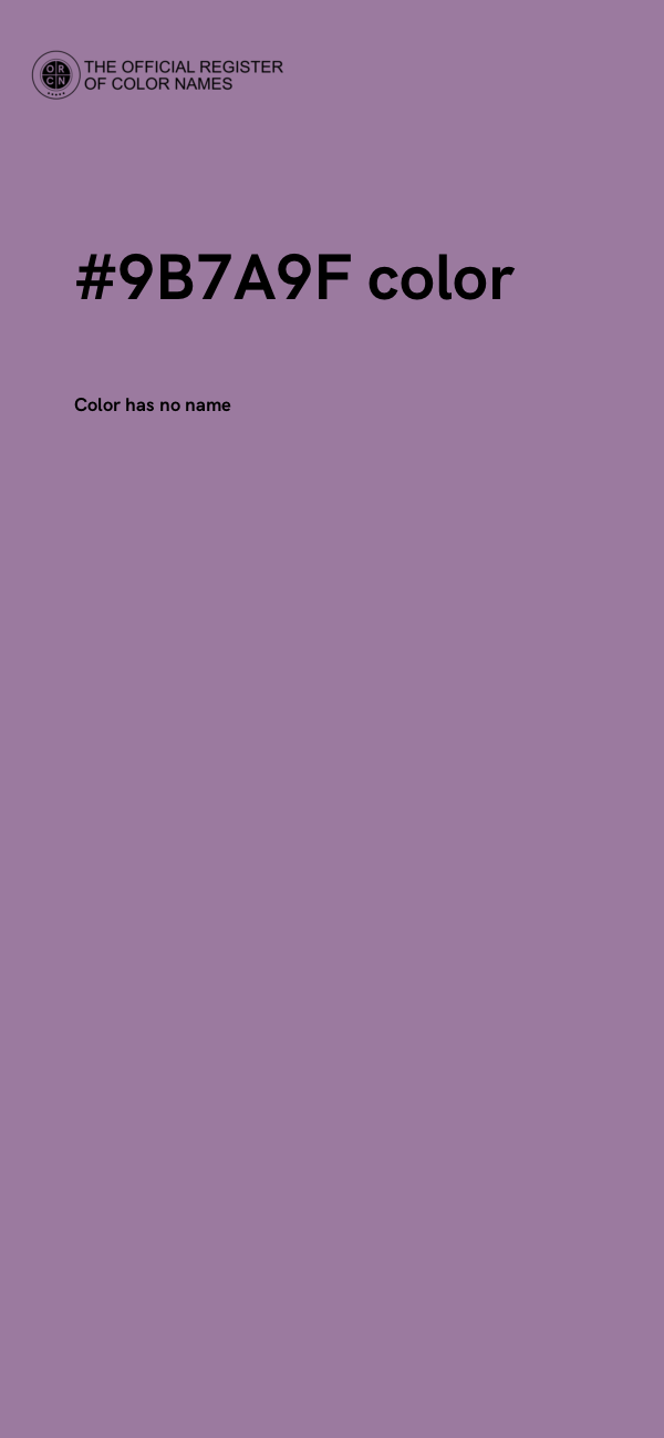 #9B7A9F color image