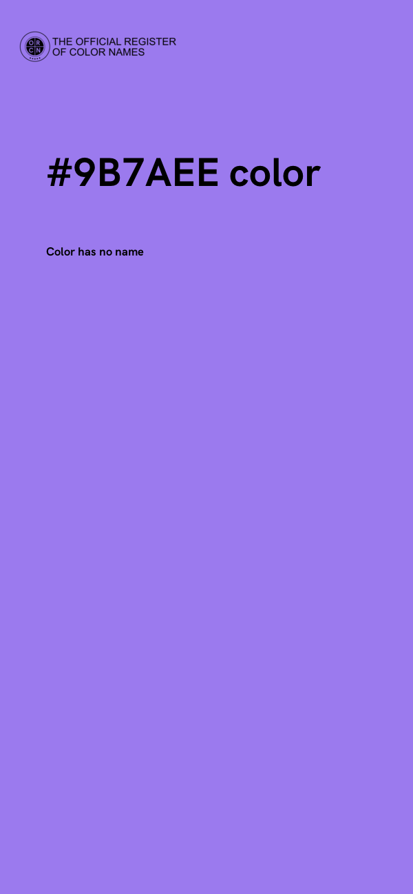 #9B7AEE color image