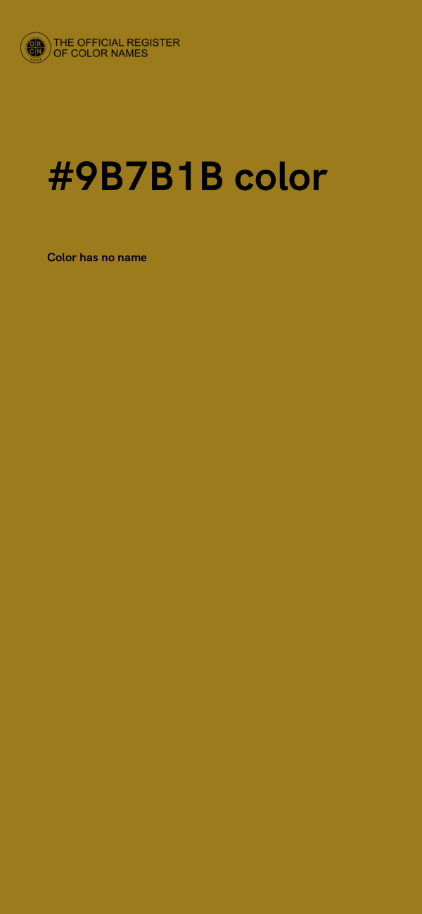 #9B7B1B color image