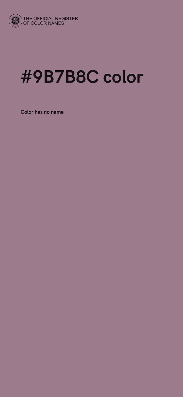 #9B7B8C color image