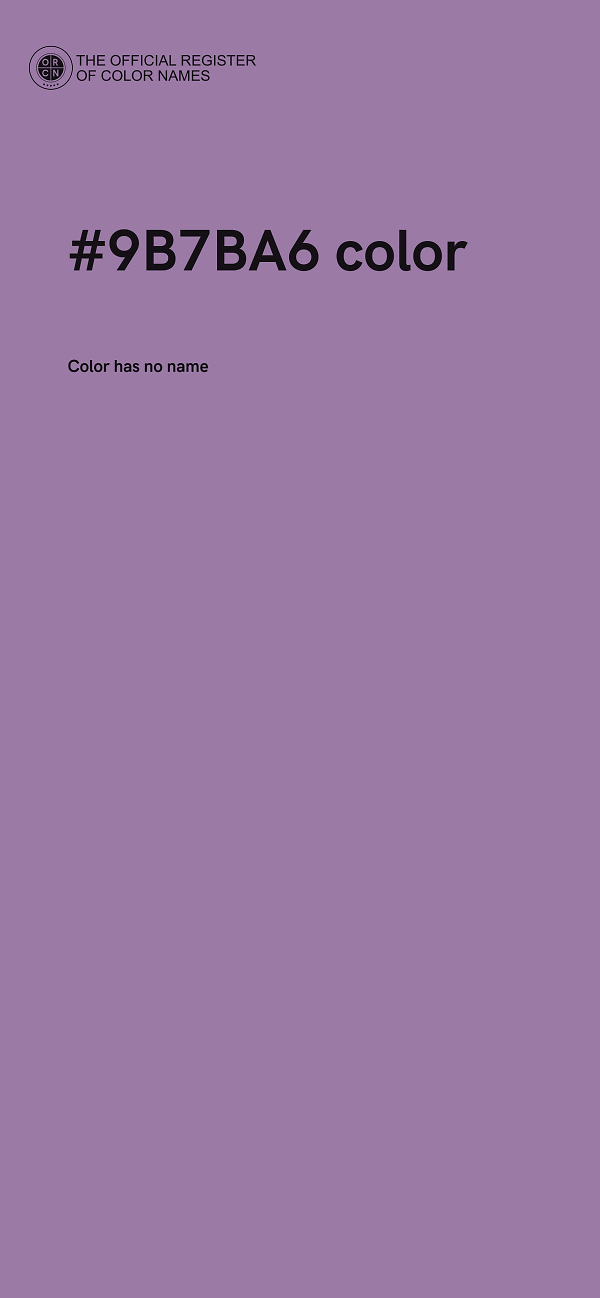 #9B7BA6 color image