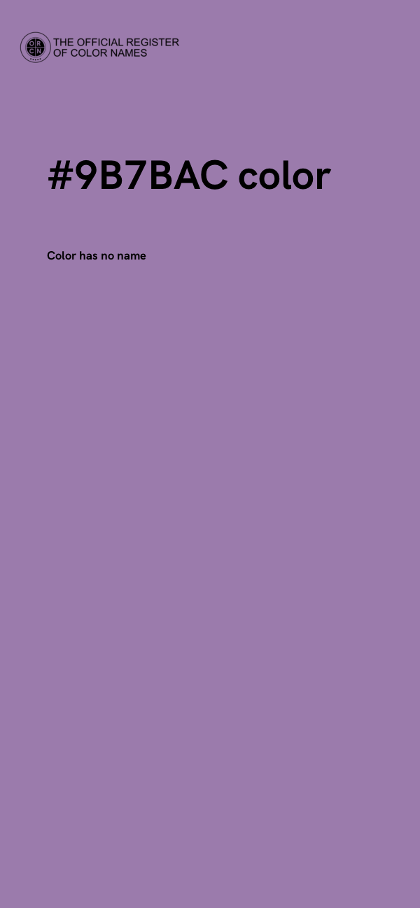 #9B7BAC color image