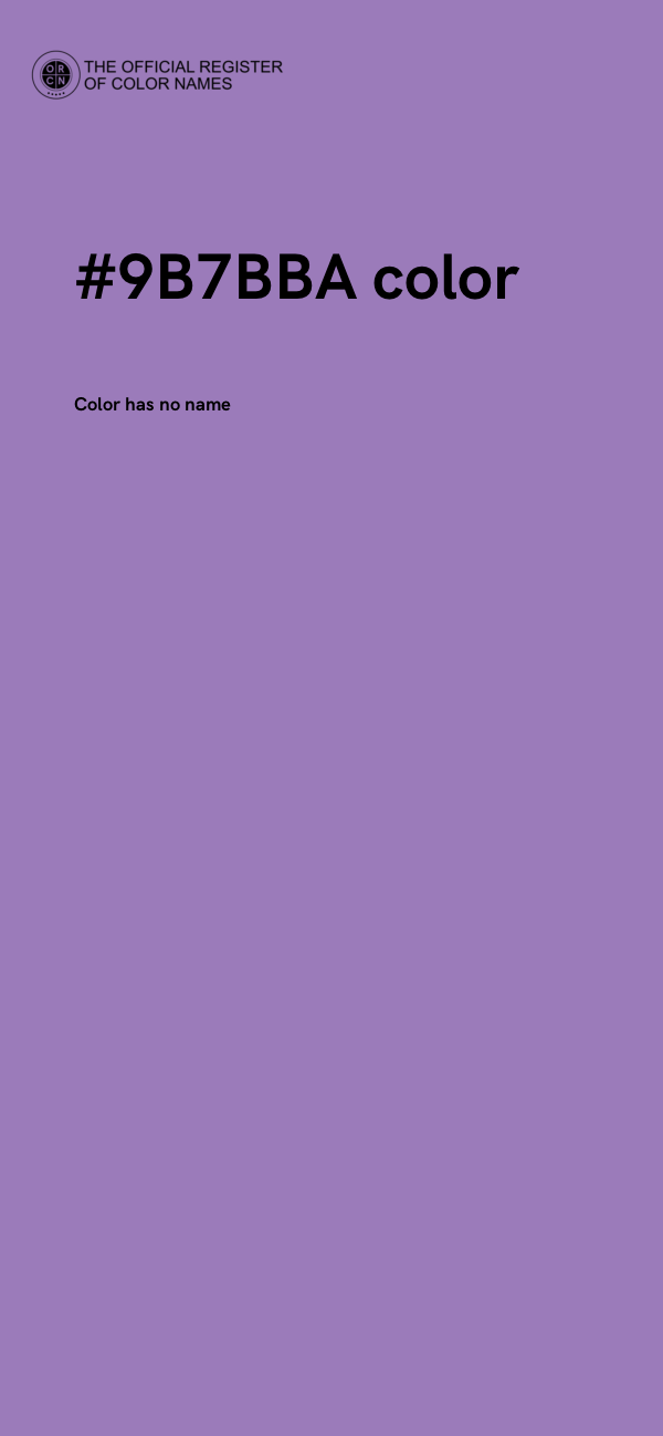#9B7BBA color image