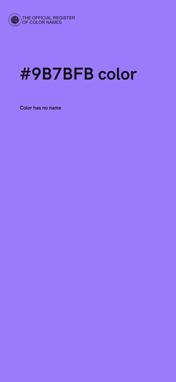 #9B7BFB color image