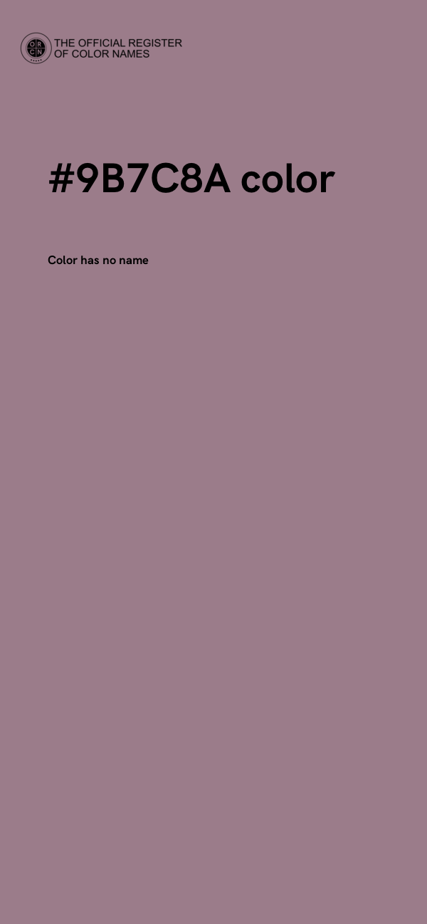 #9B7C8A color image
