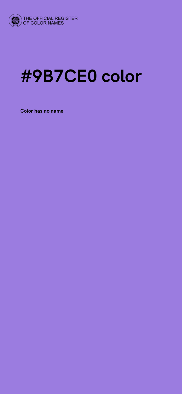 #9B7CE0 color image
