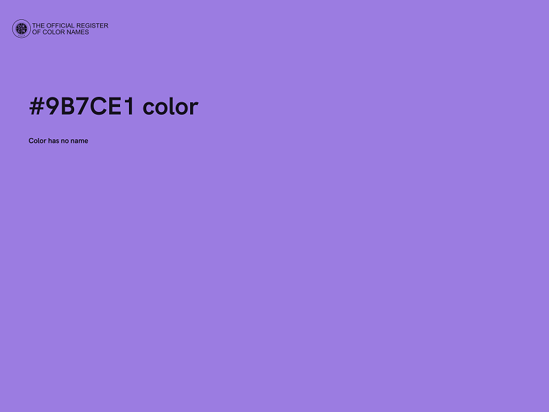 #9B7CE1 color image