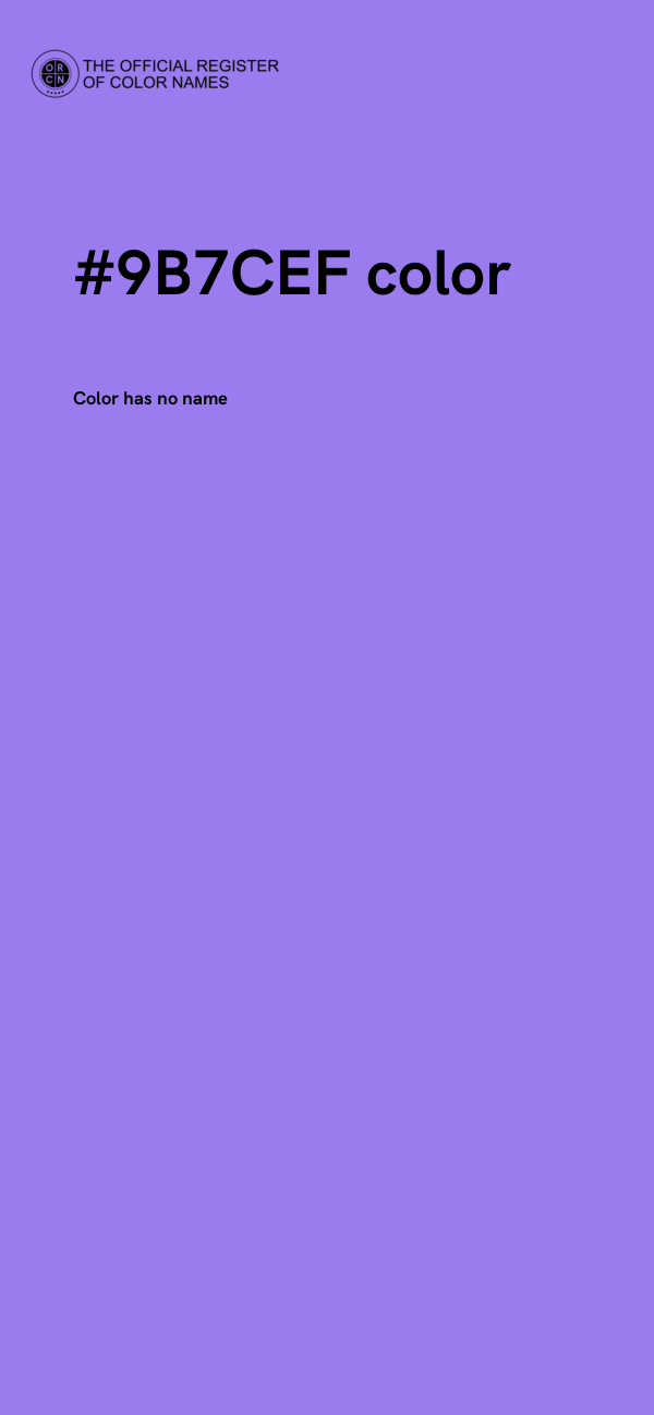 #9B7CEF color image