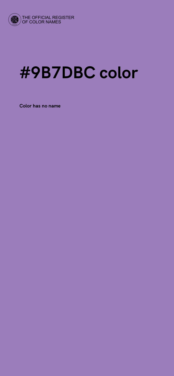 #9B7DBC color image