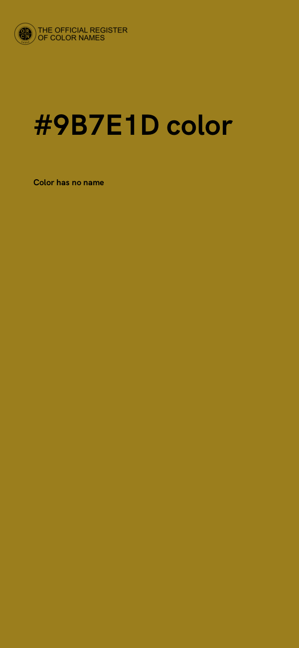 #9B7E1D color image