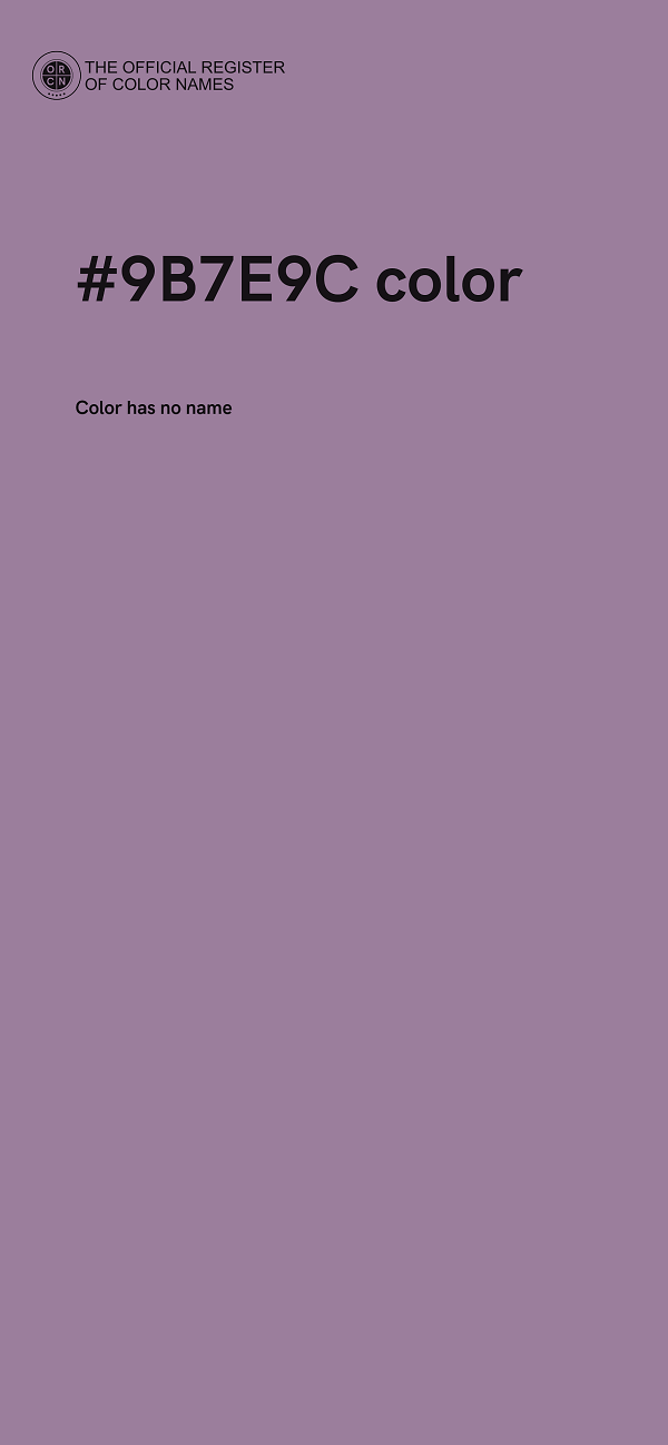 #9B7E9C color image