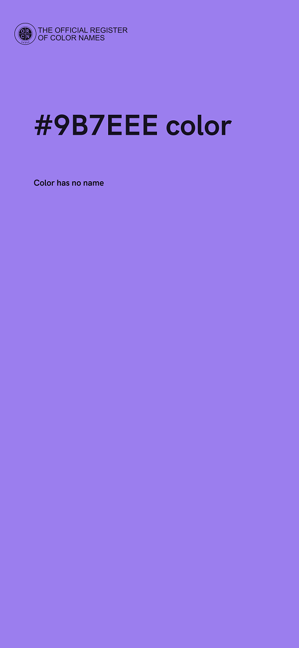 #9B7EEE color image
